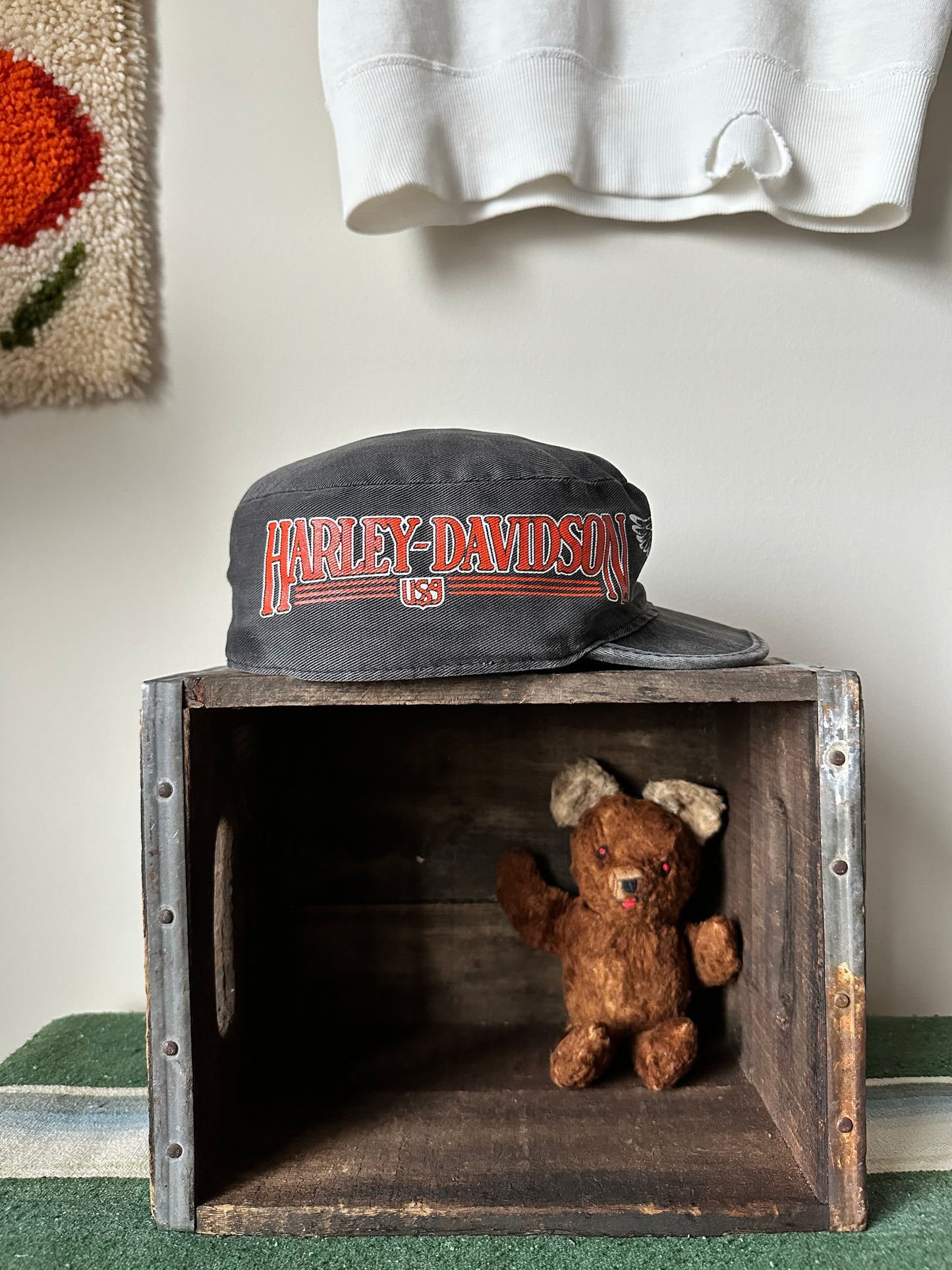 1970s harley davidson cap (7 1/2)