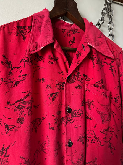 1950s printed button down (20x25)