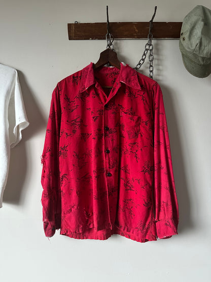 1950s printed button down (20x25)