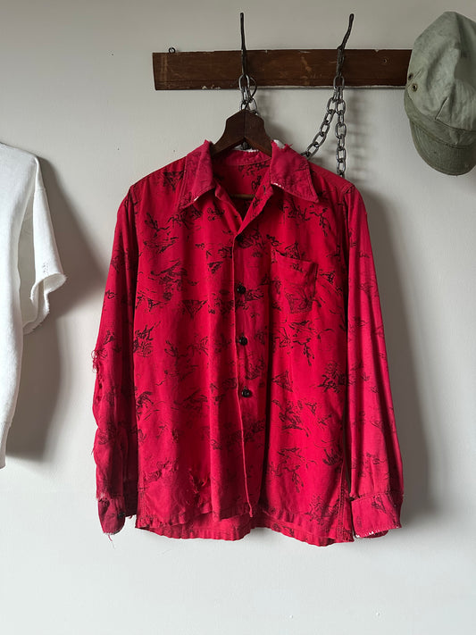 1950s printed button down (20x25)